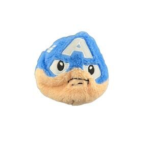 Fuzzbies Marvel Avengers Assemble Captain America Plush Ball NWT